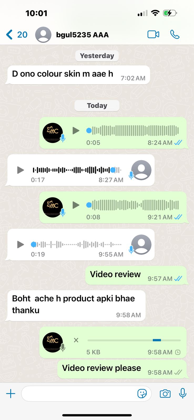 CUSTOMER REVIEW