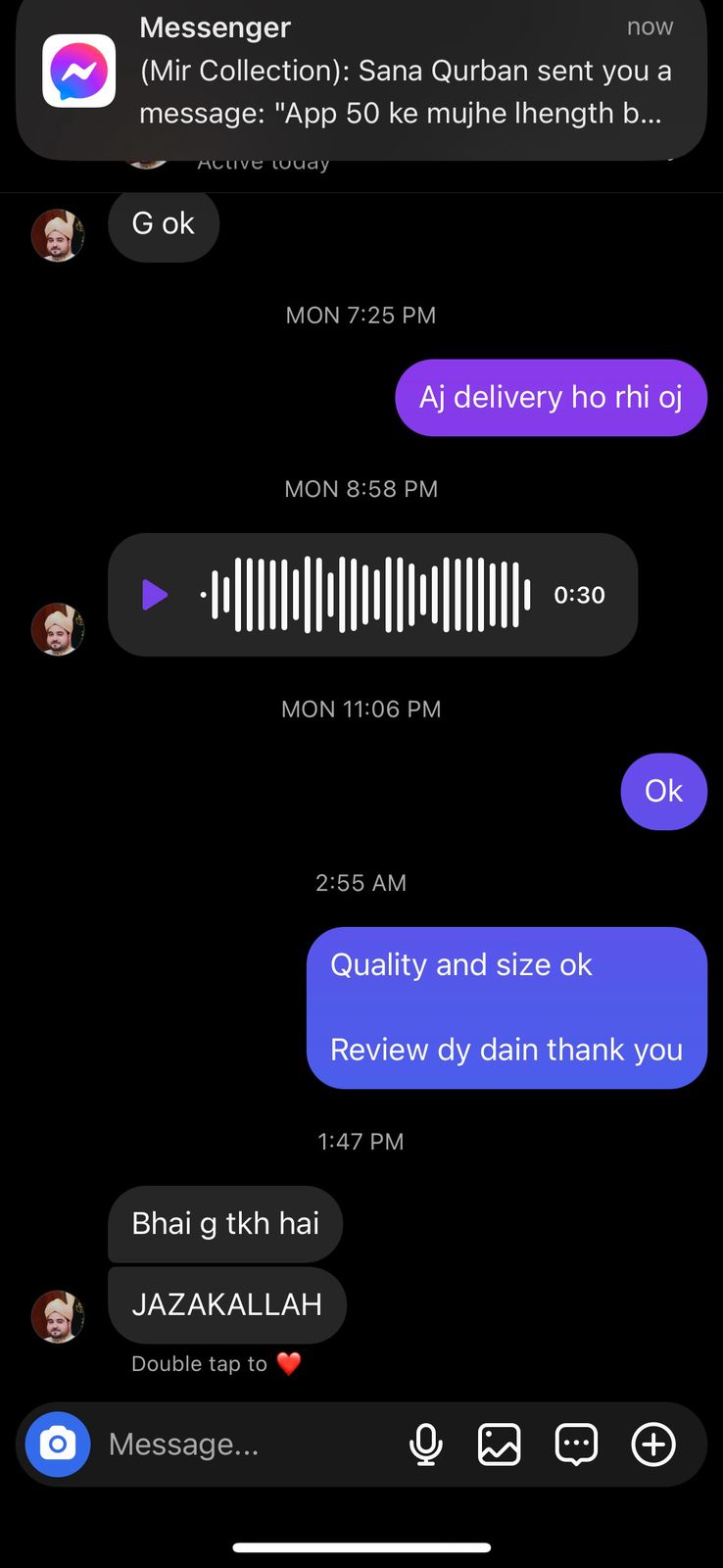 CUSTOMER REVIEW