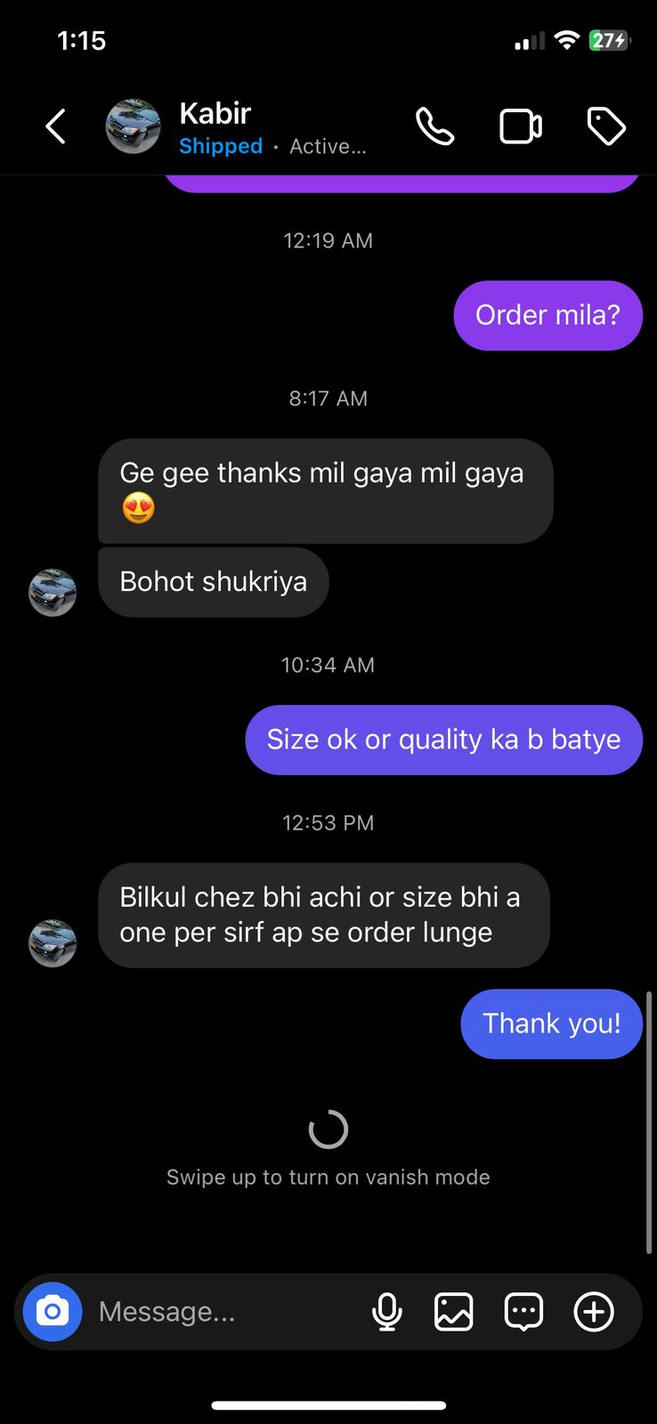 CUSTOMER REVIEW